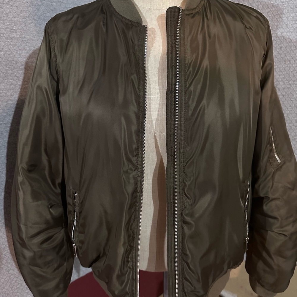 Maurices Olive Green Puffer Jacket